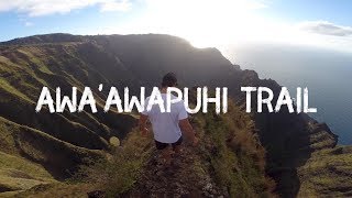 Kauai Adventures Hiking The Awaawapuhi Trail [upl. by Haem]