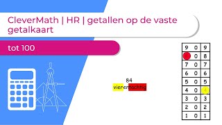 CleverMath  HR  getallen op de vaste getalkaart tot 100 [upl. by Enaile]