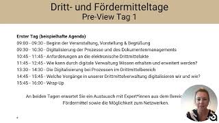 academa Drittmitteltage Video [upl. by Kazim]