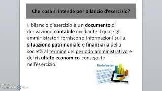 Il bilancio desercizio economiaaziendalepervoi [upl. by Ahsed]