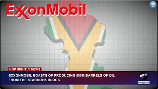 EXONMOBIL BOATST OF PRODUCING500M BARRELS OF OIL FROM THE STABROEK BLOCK [upl. by Odnanreh]