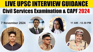 How to Prepare For UPSC  Explained by Officers Live  CSE  CAPF 2024 [upl. by Ikilisav]