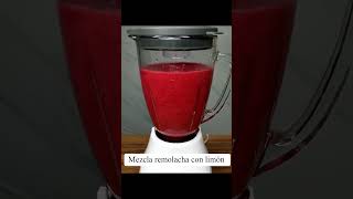 Mezcla remolacha con apio recetas batido recetasfaciles frutas [upl. by Aurelio]