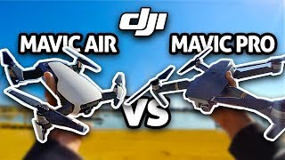 DJI Mavic Air vs Mavic Pro 4K [upl. by Maisie]