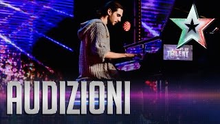 I timori e le speranze del pianista Mitja  Italias Got Talent 2015 [upl. by Nossyla]