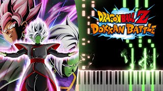 LR INT Merged Zamasu Intro OST  DBZ Dokkan Battle  Piano Tutorial [upl. by Eissalc]