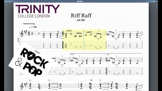 Riff Raff Trinity Grade 6 Guitar [upl. by Strait]