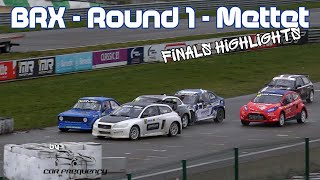 BK Rallycross 2023  Round 1  METTET  Finals Highlights [upl. by Ulu]