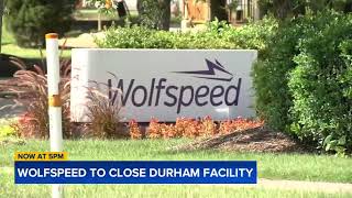 Durhambased Wolfspeed to close production facility tout Chatham County investment [upl. by Nnire]