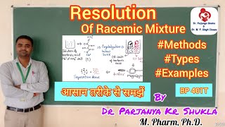 Resolution of Racemic Mixture  Intro Methods with Examples  Separation of Enantiomers  BP 401T [upl. by Atinwahs]