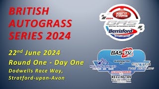 British Autograss Series 2024  Round 1  EVESHAM [upl. by Ricker628]