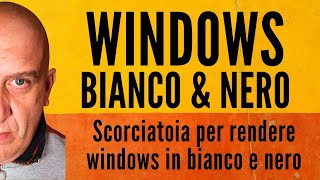 Trucco Segreto 🕵️‍♂️Trasforma Windows in Scala di Grigi [upl. by Chavez128]