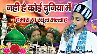 nahin hai koi duniya mein hamara ya rasul Allah  Hasan Raza Noshahi  Hasan Raza Noshahi [upl. by Rana673]