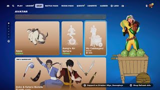 Purchasing Appa Glider and Aangs 2 Emotes😮 [upl. by Akenet288]