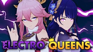 Yae Miko and Raiden Shogun are the Queens of Electro  C6R5 Yae Miko Genshin Impact Team Showcase [upl. by Aihsiek]