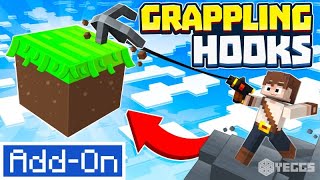 Grappling Hooks AddOn  Minecraft Marketplace  Showcase [upl. by Eener]