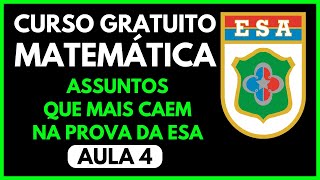 ESA  CURSO GRATUITO  ASSUNTOS QUE MAIS CAEM  CONDUTA MILITAR  AULA 4 [upl. by Warden]