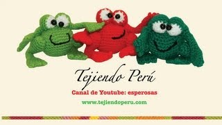 Sapo tejido en crochet amigurumi Parte 1 cuerpo [upl. by Efren]