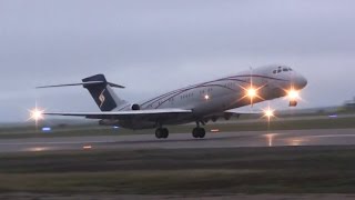 McDonnell Douglas MD87ER  Takeoff [upl. by Eimmac]