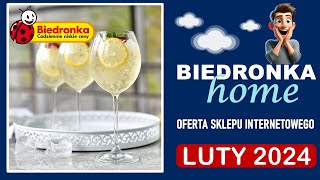 BIEDRONKA  Oferta Online  Luty 2024  Kieliszki dla Koneserów [upl. by Riccio732]