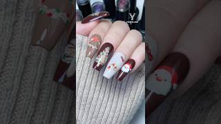 Easy way to make Christmas tree🎄 Click the link in the bio to shop yokefellow nails nailart [upl. by Haimaj460]