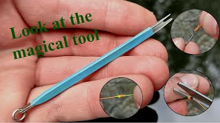 quotThe best tool for tying fishing knotsquot every angler should know [upl. by Nytsua]