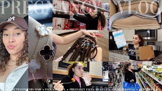 VLOG baby name  run errands w me  beauty supply store  pregnancy shoesundies  story time etc [upl. by Airam]