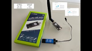 Seeed LoRa E5 Tutorial with ST programmer [upl. by Adnilre328]