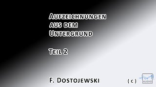 Fjodor Dostojewski  Aufzeichnungen aus dem Untergrund  Teil 2 [upl. by Lilllie537]