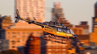 20 Minutes of NYC Sunset Helicopter Spotting at Downtown Manhattan Heliport  10282023 [upl. by Zeba]