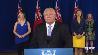 Premier Doug Ford and Ontario ministers provide COVID19 update – July 6 2020 [upl. by Fellows810]