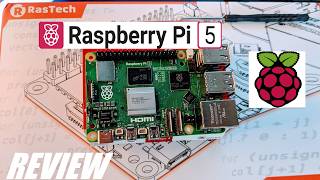 REVIEW RasTech Raspberry Pi 5 Kit  Linux DIY Mini Computer 8GB RAM  Active Cooler Fan [upl. by Dotson]