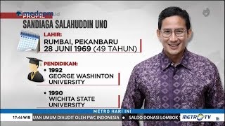 Inilah Profil Cawapres Sandiaga Uno [upl. by Netsirhk]