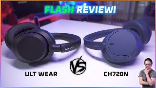 Sony ULT WEAR vs WHCH720N  Flash Review ⚡ [upl. by Balbinder707]