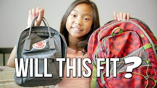 Will My Schoolbag Fit Into A Fjallraven Kanken [upl. by Peggy]