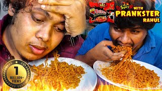 Spiciest Noodles Challenge with Prankster Rahul  Irfans View [upl. by Anniala738]