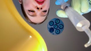 ASMR Hospital Ear Cleaning with You Lying Down  Fizzy Ear Drops  Extra Paper Drape Crinkles [upl. by Rashidi]