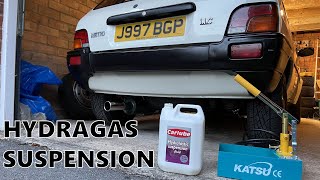 How to PumpUp Hydrolastic and Hydragas Suspension [upl. by Quiteris698]