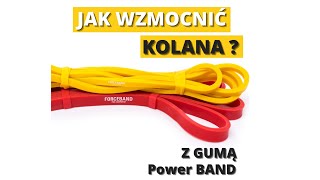 Jak wzmocnić kolana  – 6 najlepszych ćwiczeń z Gumą Power Band [upl. by Adnalram874]