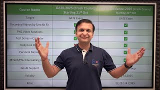 Gate Guidance Crash Course With Sanchit Jain Sir from 21th Oct [upl. by Gretel]