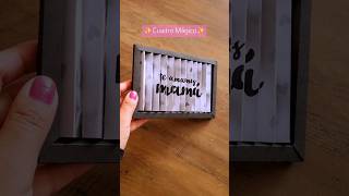 mini cuadro mágico✨️ diycrafts papercraft regalo mothersday [upl. by Knowles]