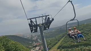 THE ARMENIA YEREVAN EXITING ROPEWAY RIDE BREATHTAKING AUTUMN 4K [upl. by Shiau]