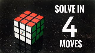 How to Solve a Rubik’s Cube in 4 Moves [upl. by Lockhart]