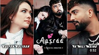 Apsraa Status  Jaani  Asees Kaur  Apsara Full Screen Whatsapp Status Apsara Song Status shorts [upl. by Adley]