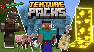 50 BEST Minecraft Recourse Packs Bedrock [upl. by Naitsyrk386]