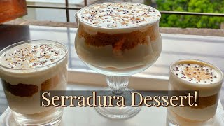 Serradura Dessert  easy dessert recipes  Portuguese dessert shorts [upl. by Kameko532]