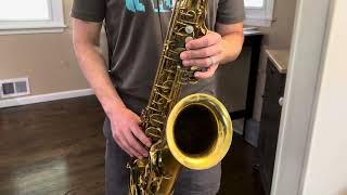 Miami Dukoff Large Chamber LD9 Super Power Chamber Tenor Saxophone Mouthpiece Demo [upl. by Engdahl634]