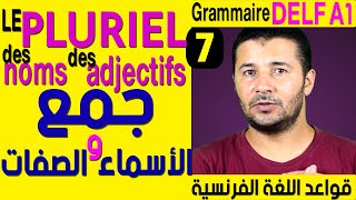 7 جمع الأسماء والصفات  قواعد اللغة الفرنسية Grammaire Delf A1 Le pluriel des noms des adjectifs [upl. by Summers545]