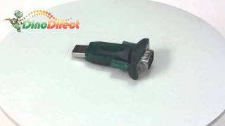 USB20 to RS232 Serial DB9 9 Pin Adapter Converter from Dinodirectcom [upl. by Stucker]