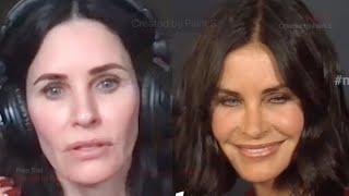 Courteney Cox Reacts to Horrible Fillers Experience [upl. by Nilram633]